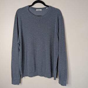 Buck Mason Men’s Crewneck Sweater in Dusty Blue